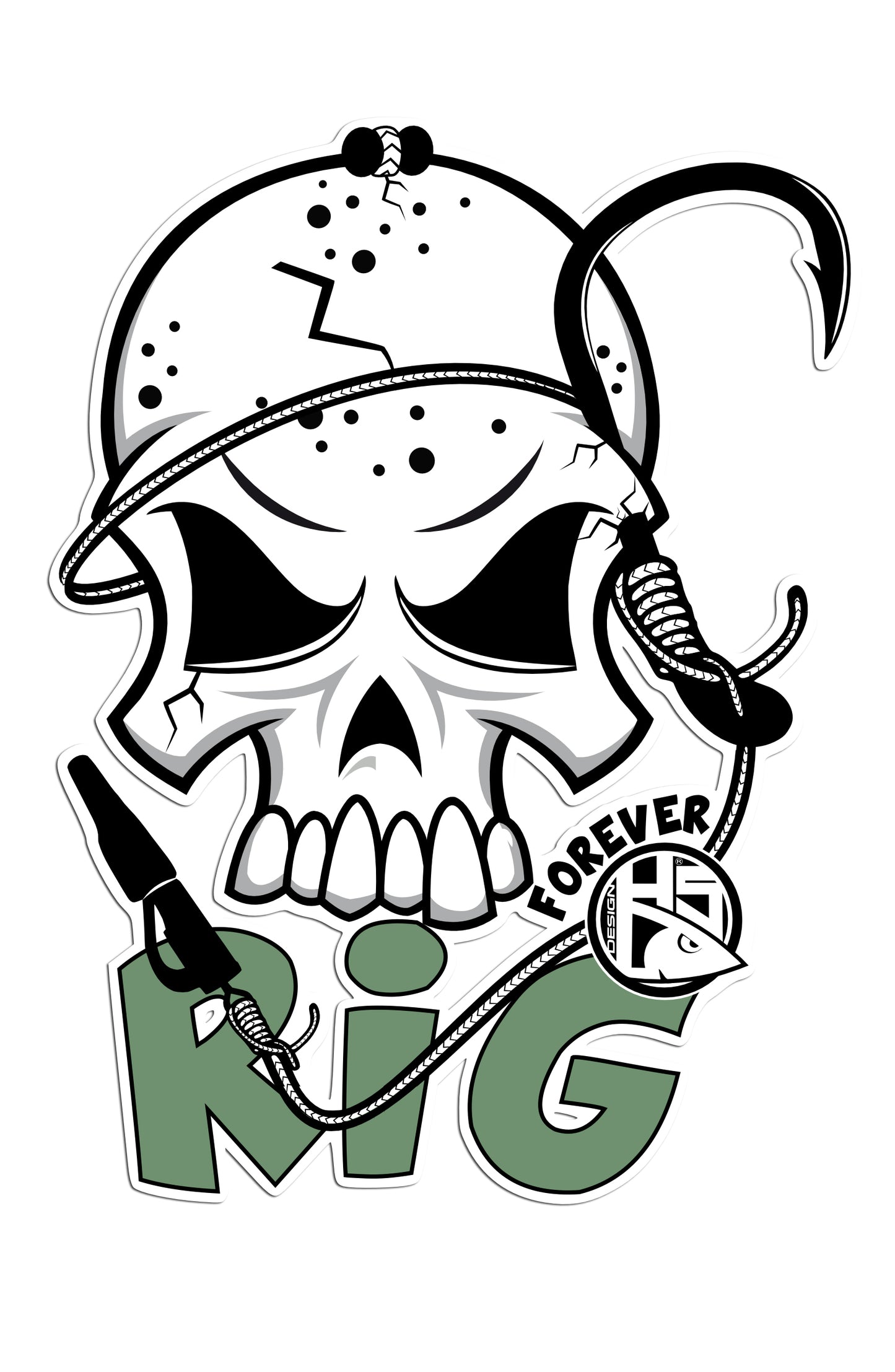 Pegatina RIG Forever cm 15x11