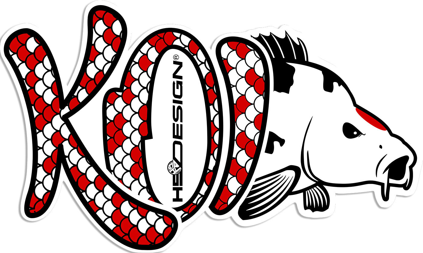 Pegatina KOI cm 20x12