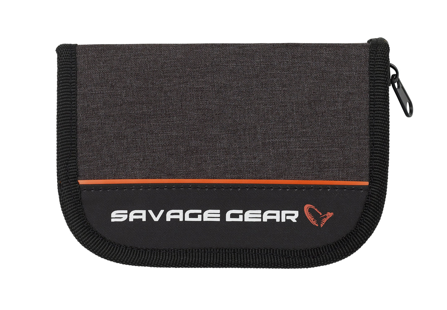 Cartera Savage Gear con cremallera, capacidad para 12 unidades y espuma, 17 x 11 cm