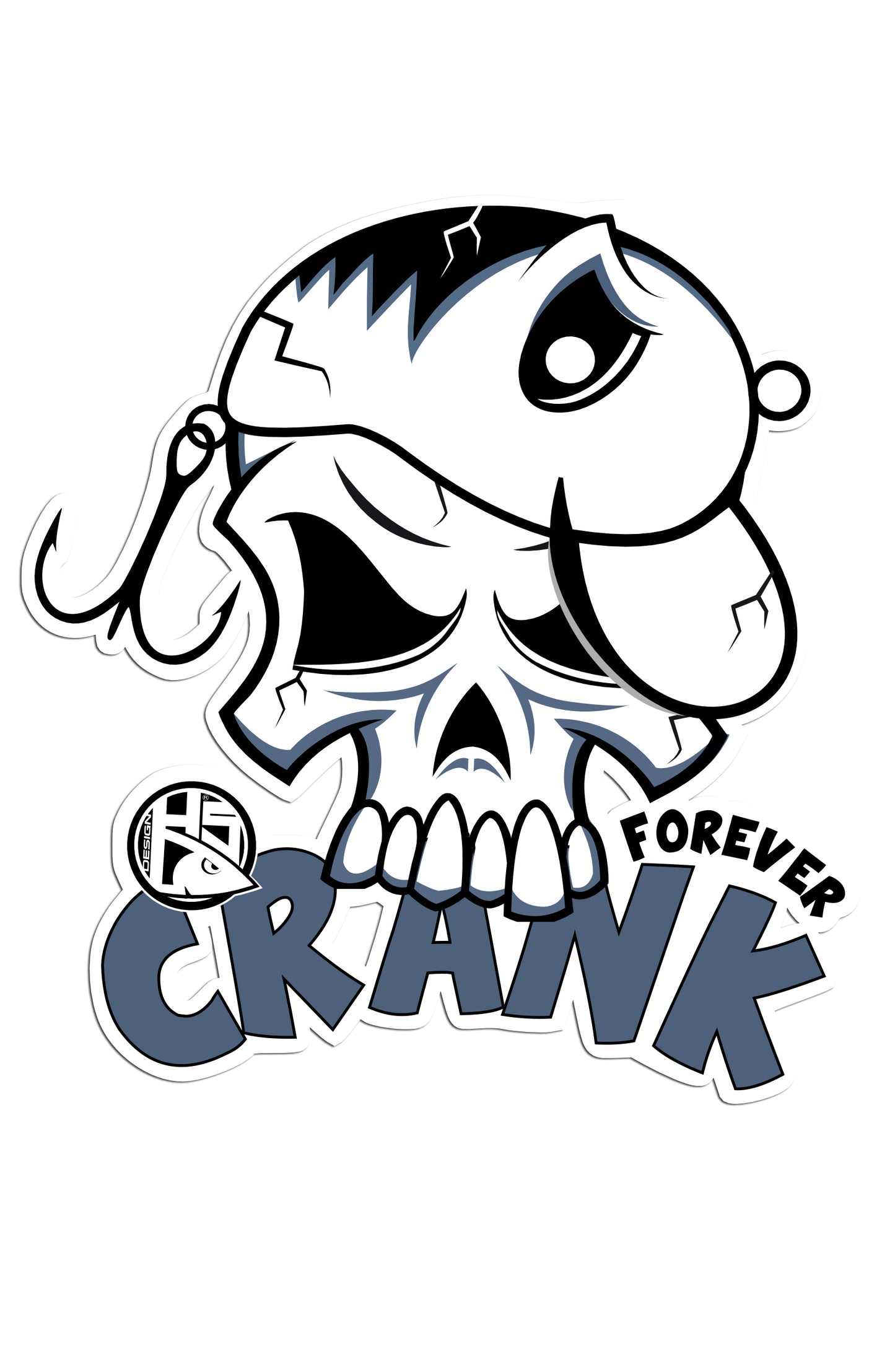 Pegatina Crank Forever cm 15x14