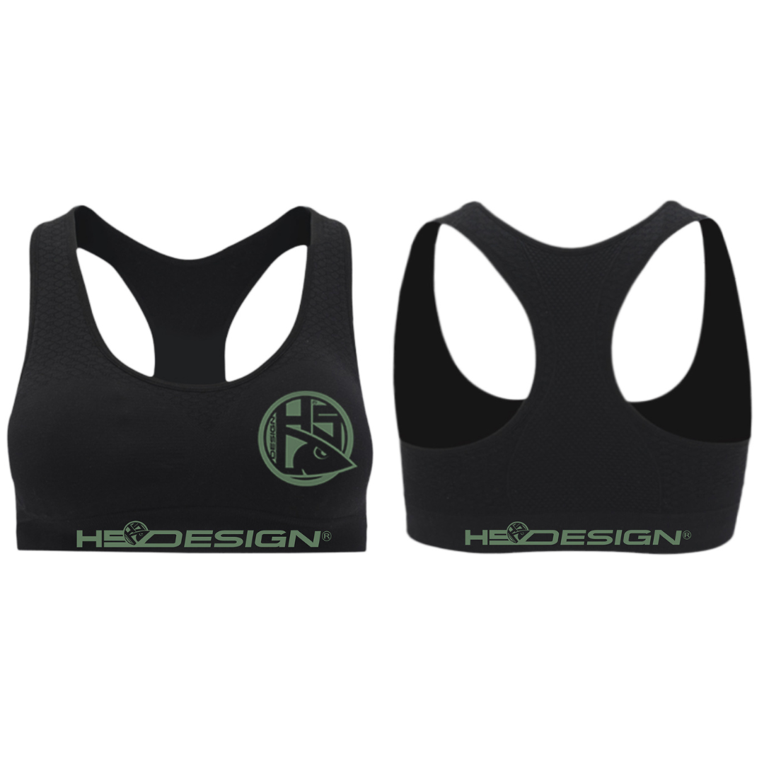 Hotspot Design - Sport Bra green logo
