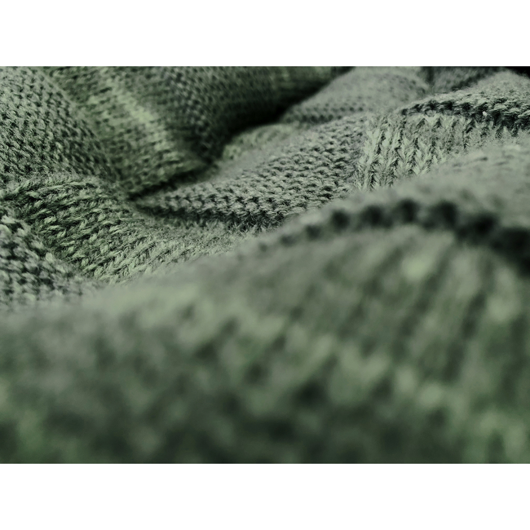 Gorro verde HSD con pelo