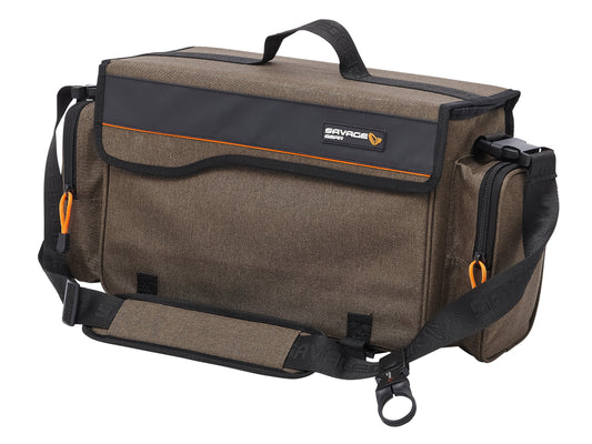 Bolsa de hombro para señuelos Savage Gear SPC. 2 cajas, 16 x 40 x 22 cm
