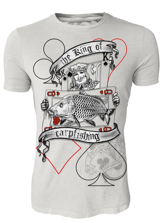 Hotspot Design - T-shirt THE KING OF CARPFISHING