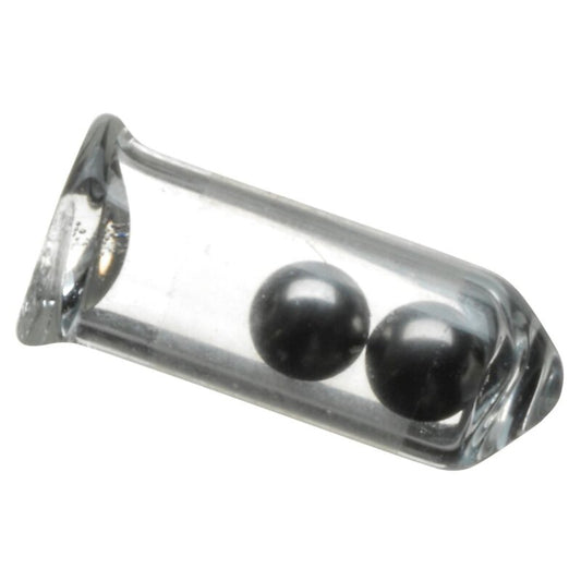 DAIWA Prorex Insert Glass Rattle 7mm with two internal metal balls, ideal for rig components and terminal tackle applications.